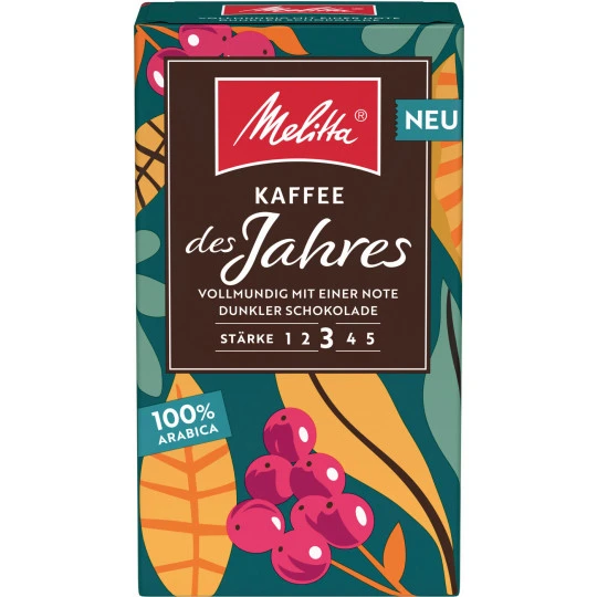 Melitta Kaffee Des Jahres 500G 3 Melitta Kaffee Des Jahres 500G