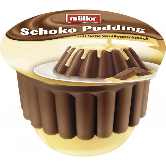 Mueller Schoko Pudding Mit Soße Vanillegeschmack 450G 3 Mueller Schoko Pudding Mit Soße Vanillegeschmack 450G